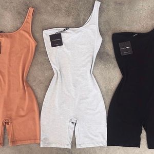 Jluxlabel "Dorothy" Bodysuit in Grey